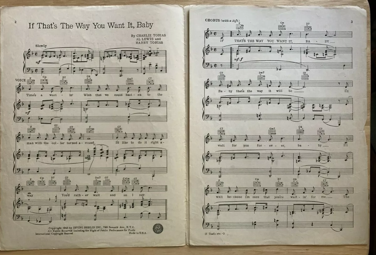 That's The Way (I Like It) Sheet Music