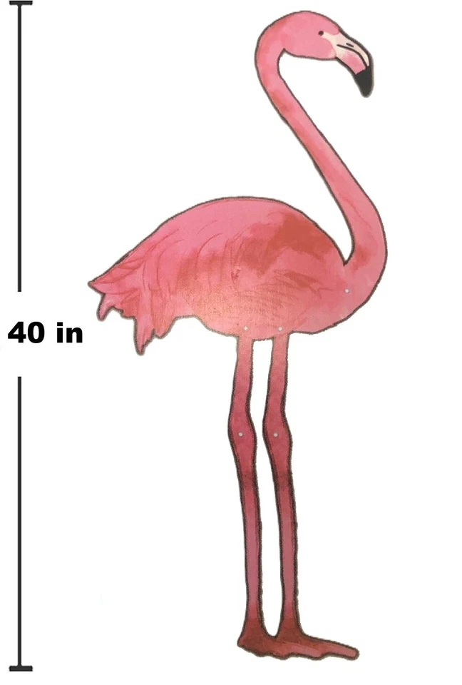 CONJUNTO 3-5 pies-Recorte Articulado PALMTREE-FLAMINGO-TIKI Luau Graduación Fiesta Decoración Foto 2 de 4