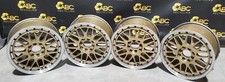 Drag Wheel Set 4 Dr-44 Gold Machined Lip 15x7 Et 40 Pcd1 4x100 Pcd2 4x114.3