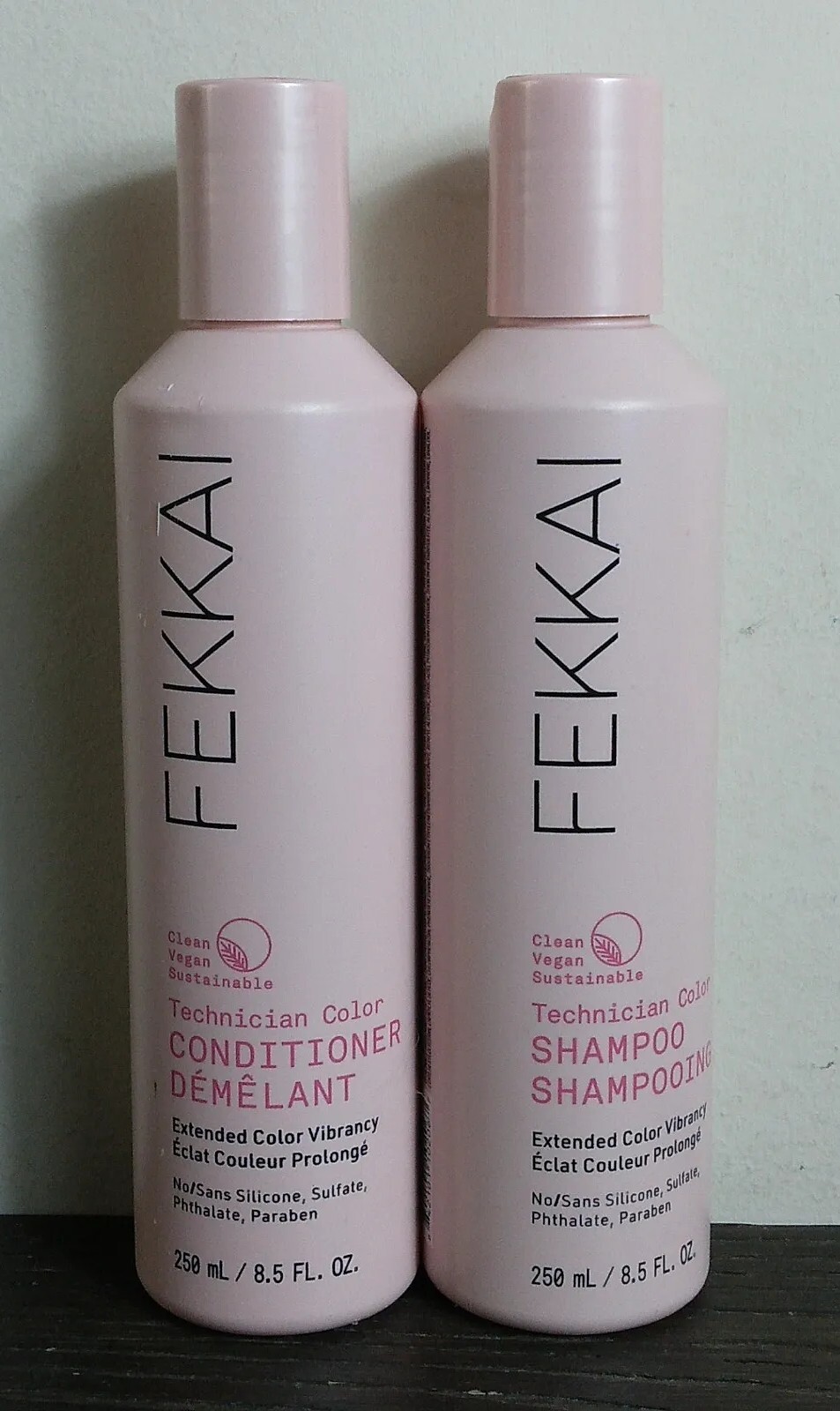 Fekkai Technician Color Shampoo & Conditioner Set 8.5 fl oz / 250 ml New  