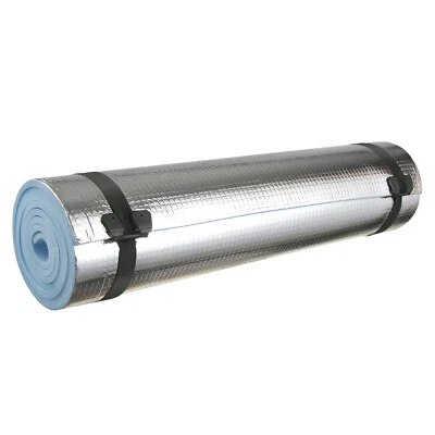 EVA Isomatte -Thermomatte 180x50x0,6 cm Alu-Beschichtung -klein&leicht nur 170g!