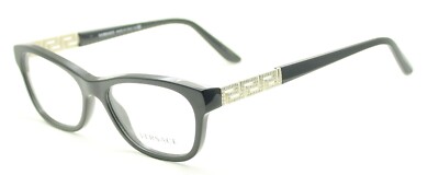 VERSACE 3212B GB1 52mm Eyewear Brillengestell Brille RX Optical Eyeglasses - Neu Italy