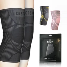 2-Pack Knee Sleeve Compression Brace Support Sport Joint Pain Arthritis Relief