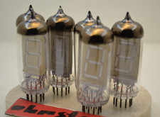 IV-12 tube x 4 pcs - NEW VFD Tubes - Nixie for DIY - Green nixie numbers