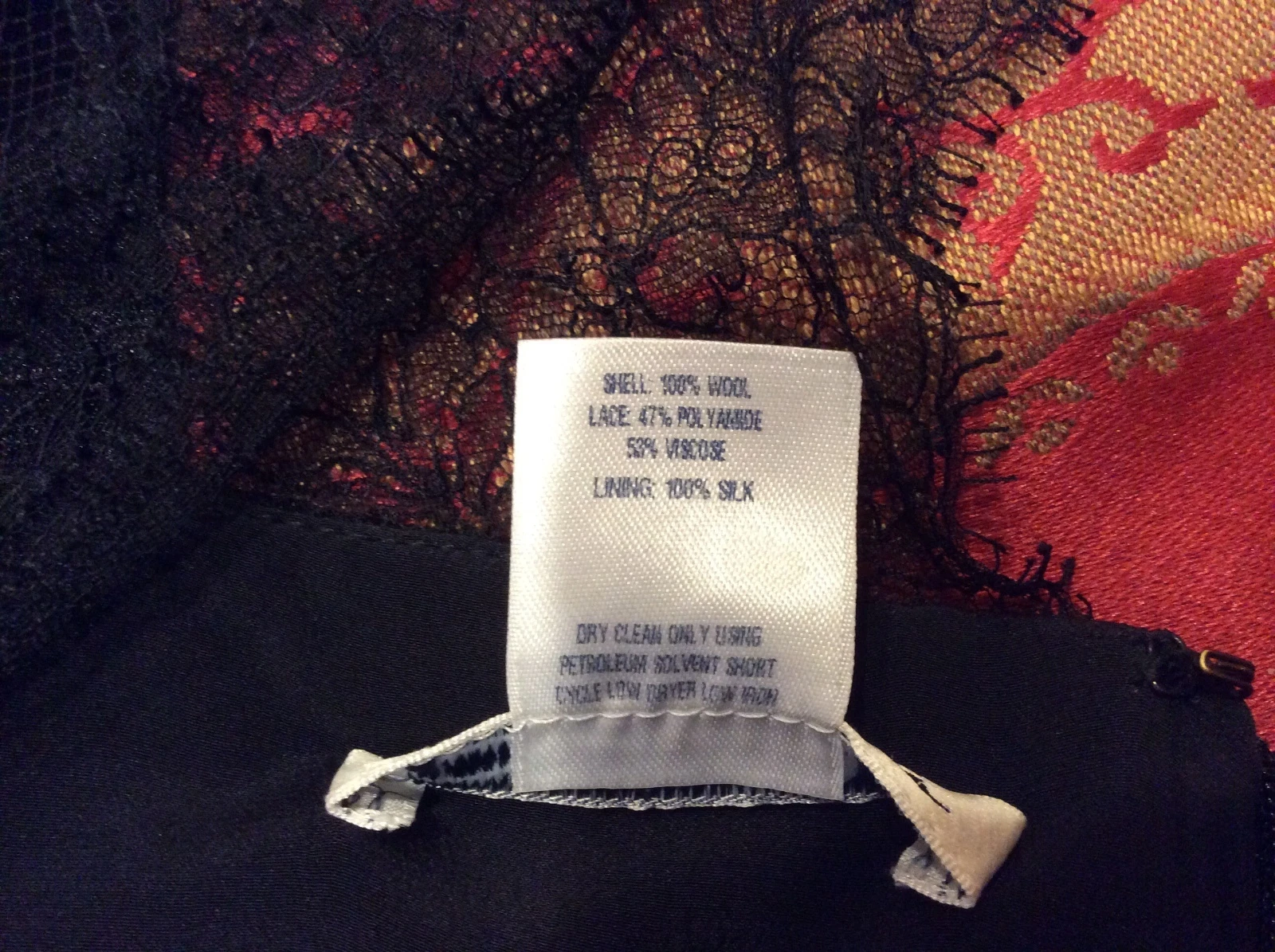 VALENTINO SPETTACOLARE abito da cocktail a livelli Oscar de la Renta nero tulle pizzo taglia 8