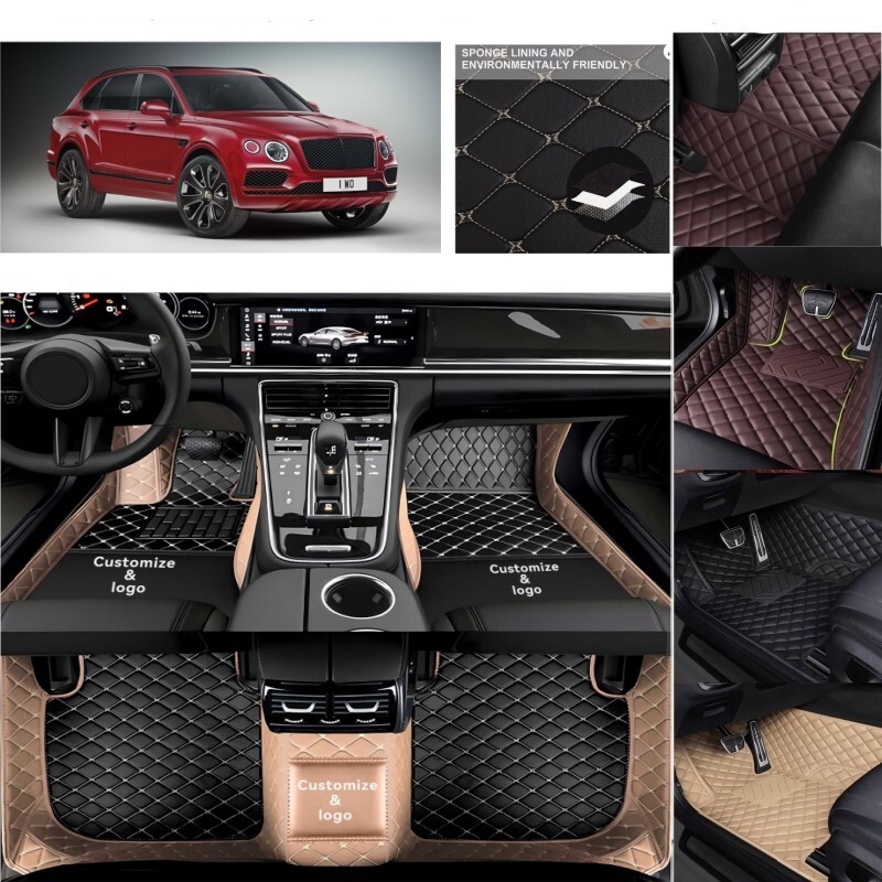 Car Floor Mats For Bentley Bentayga Handmade Cargo Carpets Interior Accessories