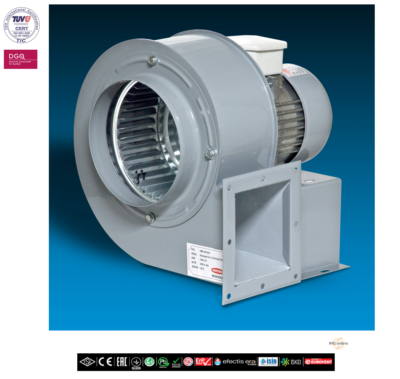 Starker Ventilator BNG 230V 400V 1950m³h Radialgebläse Radialventilator Radiallüfter Ventilator Rohr
