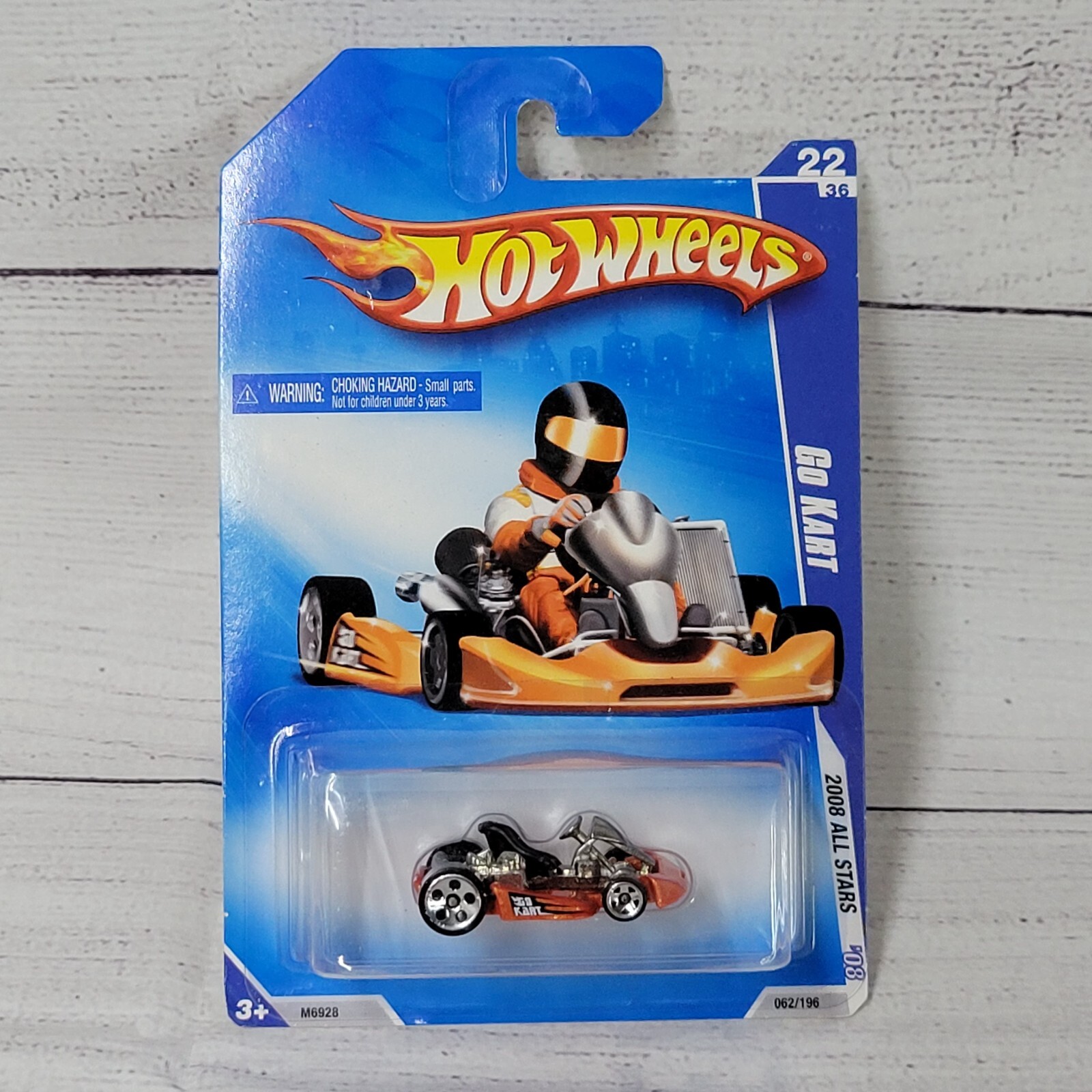 Hot Wheels Stars 2008 Go Kart #22/36 # 062/172 Orange and black Die-cast -Sealed