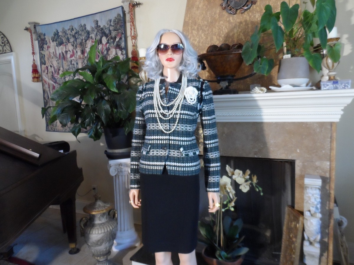 スカート Tory Burch FW25 Tweed skirt (170830 002) Grey Skirt with an elastic waistband Tory Burch - Vitkac