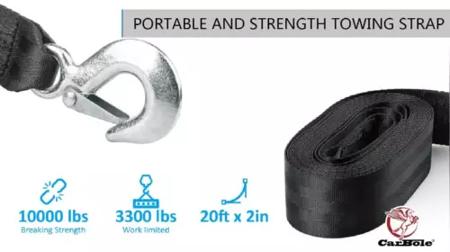 Cabrestante con correa de manivela de alta resistencia 10.000 lb Jet Ski ATV barco remolque marino - Imagen 5 de 9