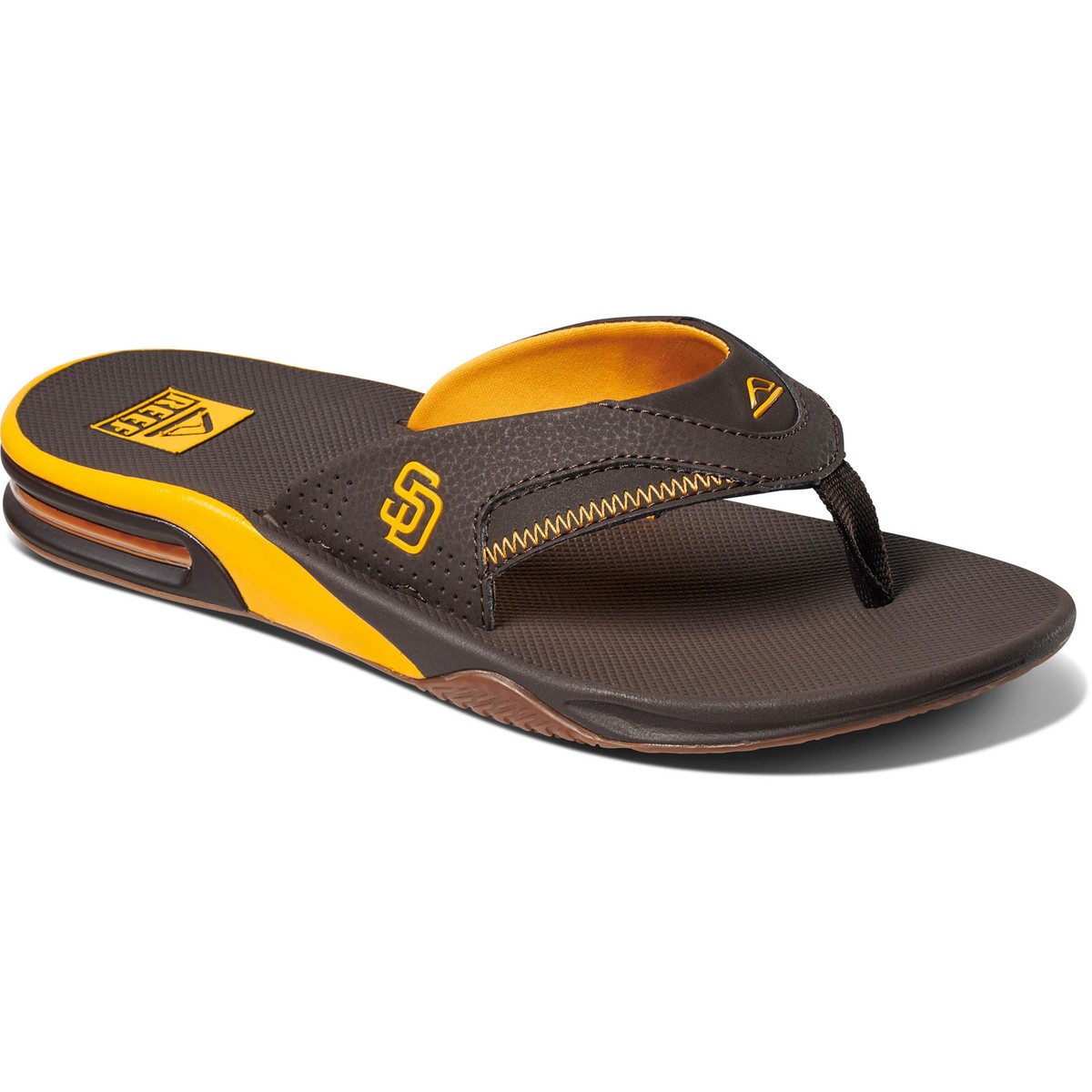 球団公認【パドレス】San Diego Padres Bottle Opener Sandal Men's REEF San Diego Padres Fanning Bottle Opener Sandals | eBay