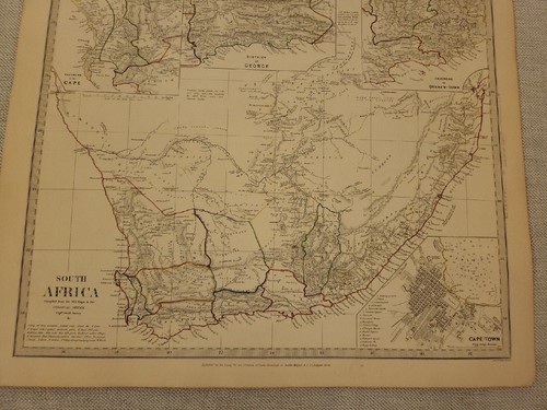 Large 1846 Map of South Africa / Capetown from Charles Knight atlas. - Picture 7 of 8