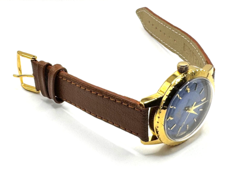 Vintage ROAMER, Manual Wind 17 Jewels Men Watch- Stunning Blue Dial, Used I-63 - Picture 5 of 11