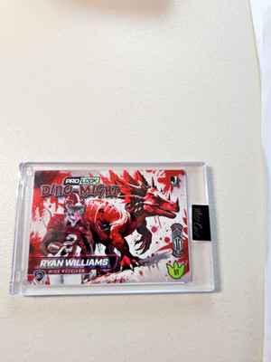 2025 Wild Card Dino-Might Ryan Williams TRUE 1/1 COLOR MATCH Alabama RC CASEWEAR