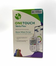 OneTouch Verio Flex Blood Glucose Monitor Kit NEW EXP 2029