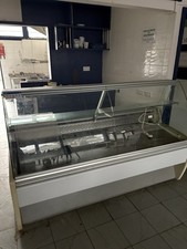 Display Fridge Countertop Reflective Clear Glass