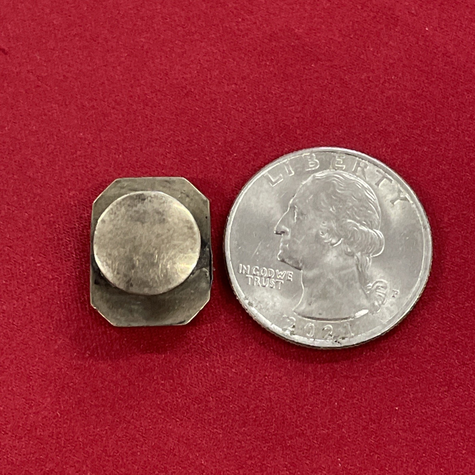 Gold Filled Vintage Rectangular Engraved Floral C… - image 4