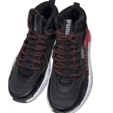 Puma Unisex High Top Sneakers Black Size 4C A...