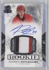 2017-18 Upper Deck The Cup Rookie 77/249 Andrew Poturalski #136 Patch Auto a8r
