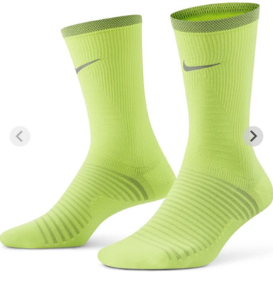 NIKE SPARK Lightweight Running Jogging Crew Socks 1 PR Sz 8-9.5 Men | 9.5-11 WMN