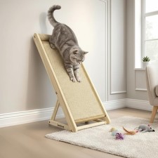 Sisal Cat Scratching Pad Triangle No Tool Assembled 2-Step Stable Design
