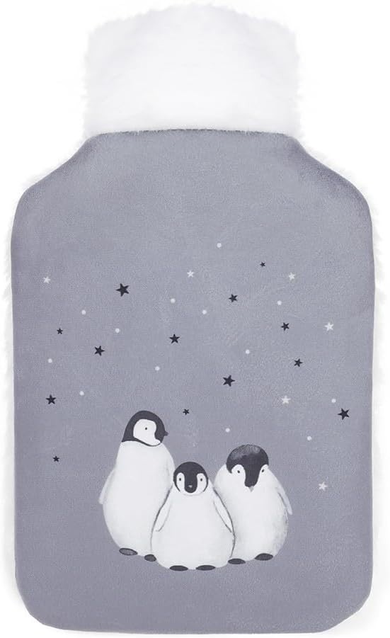 Penguin Print Hot Water Bottle 2 Litre