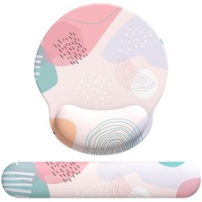 Mouse Pad Wrist Support, Ergonomic Memory Foam Keyboard Wrist Pad  Gel Wrist...