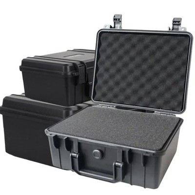 Waterproof Hard Carry Case Toolbox with Foam | Impact-Resistant Storage Box