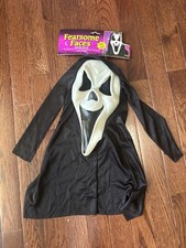 New with tags Ghostface Scream Mask Fearsome Faces Cotton Shroud Glow Dark