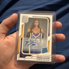 TANIYA LATSON RATED ROOKIE AUTO  2026 DONRUSS WNBA panini double stamped error