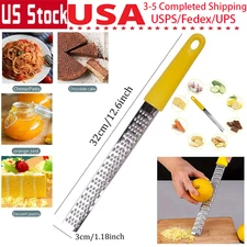 Stainless Steel Citrus Lemon Zester Cheese Grater Fruits Food Grater Tool US 1PC