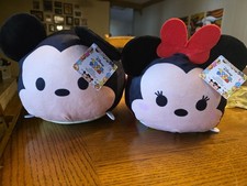 NWT full size Tsum Tsum Disney Mickey Minnie Plush set