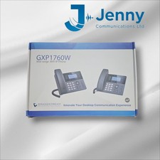 Grandstream GXP1760W VoIP WiFi Phone – Mid-Range – Light Use/Un-used–See Notes