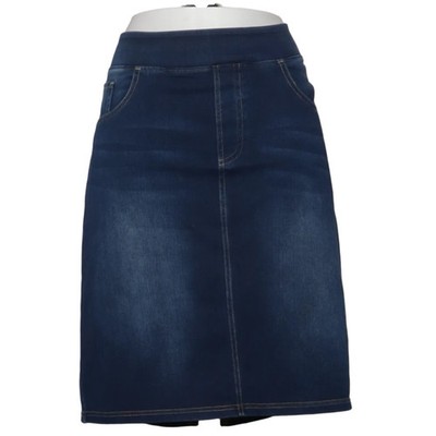 Halara, Jeansrock, Größe: XL, Blau, Baumwolle/Elasthan/Polyester, Einfarbig #fDr