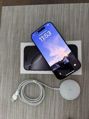 apple iphone 16 pro 128gb titan schwarz