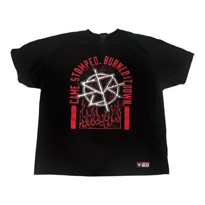 Seth Rollins Came Stomped Burned It Down T Shirt 2XL WWE