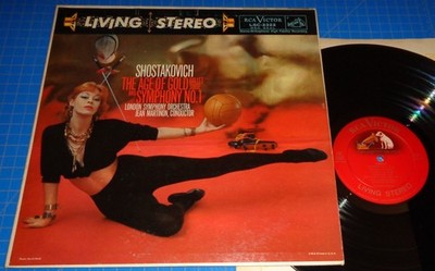 Martinon SHOSTAKOVICH Age of Gold, Symphony No.1 - RCA LSC-2322 Shaded Dog 1S/4S