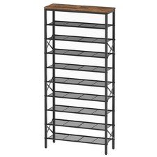 10 Tier Shoe Rack, Large Capacity Shoe Storage Organizer Holds 40 Pairs, Stur...