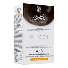 Shine on castano cioccolato fondente 4,18 flacone 75 ml + tubo 50 ml