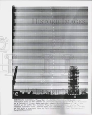1963 Press Photo Atlas Rocket With Astronaut Gordon Cooper Launches From Florida