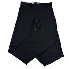 Betabrand Classic Dress Pant Yoga Pant  Straight Black Size Medium