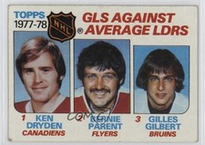 1978-79 Topps Leaders Ken Dryden Bernie Parent Gilles Gilbert #68 HOF 0x3f