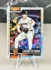 2026 Topps Series 1 #112 Carson Seymour RC Sandglitter