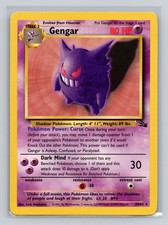 Gengar (20) Rare Fossil 20/62 LP on eBay