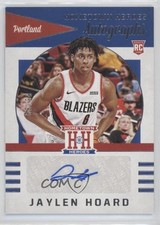2019-20 Panini Chronicles Hometown Heroes Rookie 53/99 Jaylen Hoard Auto pe8
