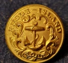 CIVIL WAR STATE OF RHODE ISLAND MILITIA COAT BUTTON ALBERTS# RI-8-A