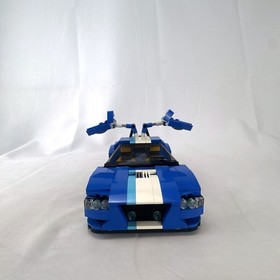 LEGO Creator 3in1 31070 Turbo Track Racer Blue Sports Car Instructions Manual