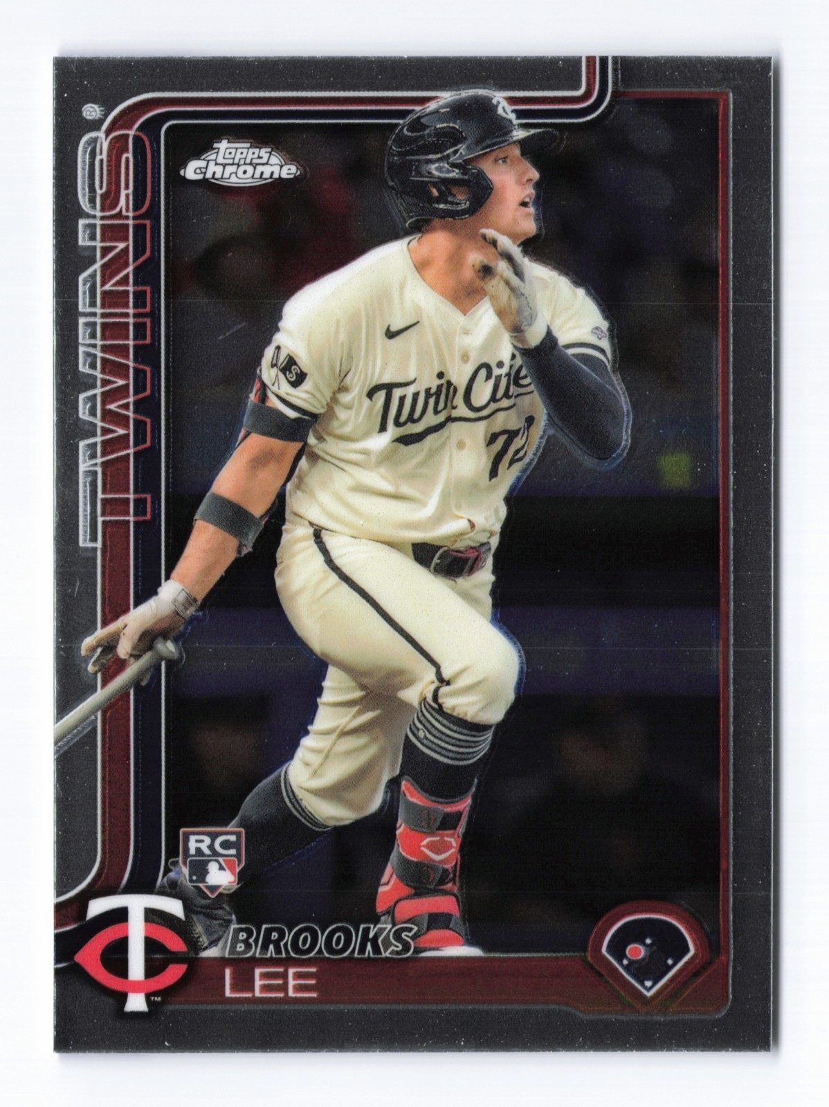 2025 TOPPS CHROME BROOKS LEE ROOKIE CARD (RC) TWINS #234