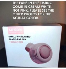  3 Speed Portable Fan- Mini USB Rechargeable Clip-On Fan 360  Rotating White