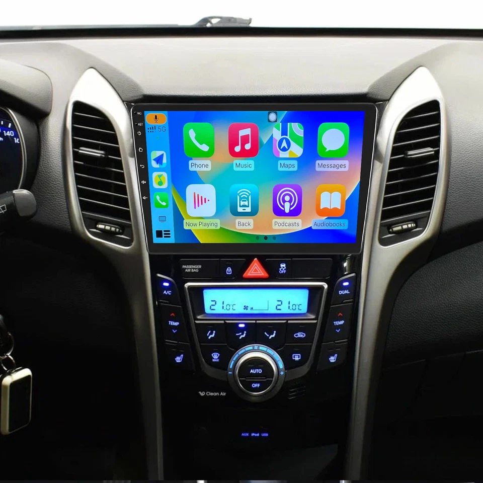 Android 13 Carplay Car Radio Navigation 4+64GB For Hyundai Elantra GT 2013-2017 Foto 2 de 4